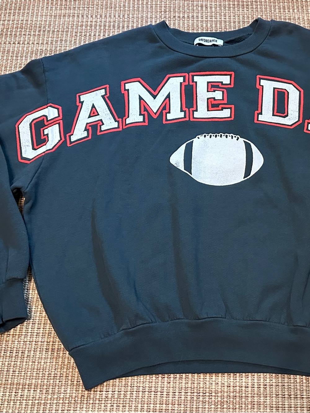 NWT Daydreamer Game Day Crew Neck - Size S/M